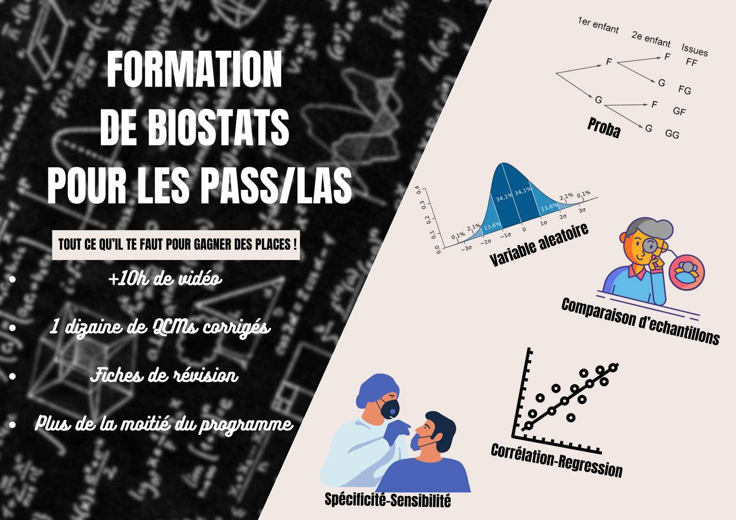 Les maths de la PASS en vidéo